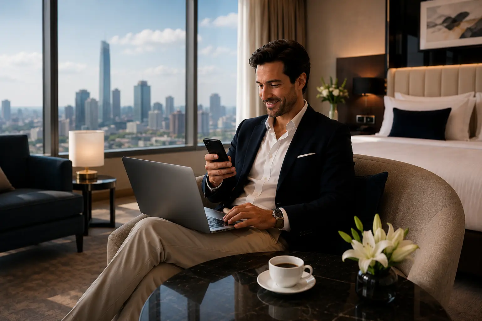 Portal cautivo WiFi para hotel